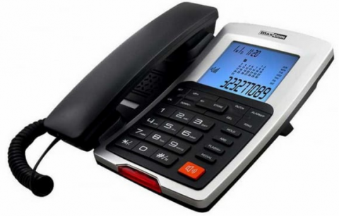 Telefonas laidinis Maxcom KXT 709 juodas